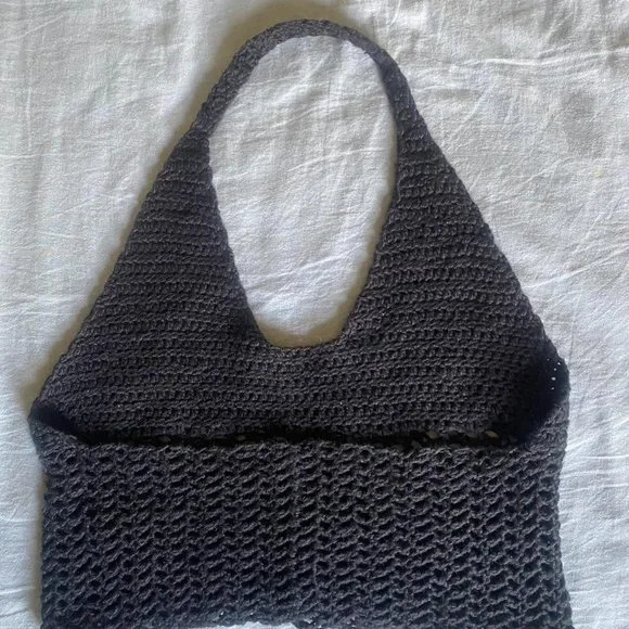 Womens Black Crop-top